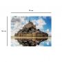 Puzzle 1000p Le Mont St Michel Nathan Ikaipaka jeux & jouets