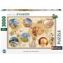 Puzzle 3000p Merveilles du Monde Moderne Nathan Ikaipaka jeux &