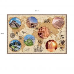 Puzzle 3000p Merveilles du Monde Moderne Nathan Ikaipaka jeux &