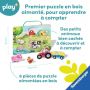 Puzzle en bois aimanté La ferme 3 en 1 Ravensburger Ikaipaka