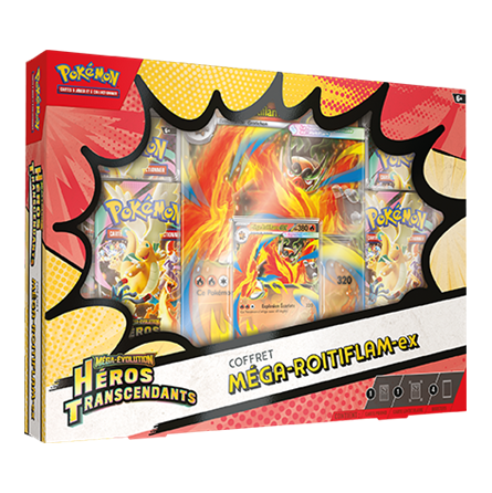 Pokémon Q126: Coffret EX (4 boosters) Heros transcendant