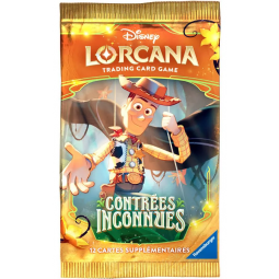 Disney Lorcana Set 12 Booster Contrées Inconnues Ravensburger