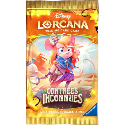 Disney Lorcana Set 12 Booster Contrées Inconnues Ravensburger