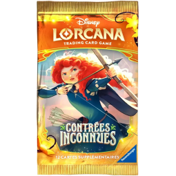 Disney Lorcana Set 12 Display 24 Booster Contrées Inconnues