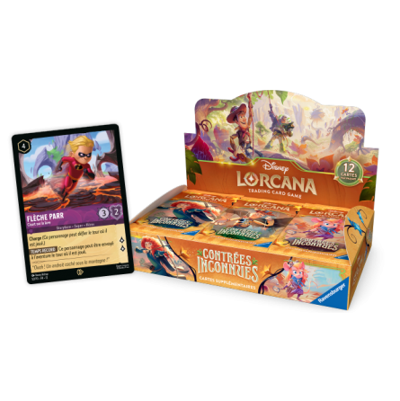 Disney Lorcana Set 12 Display 24 Booster Contrées Inconnues