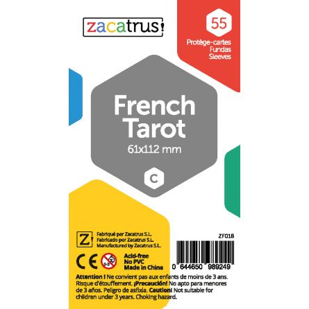 Protège cartes Zacatrus French Tarot 61*112  Ikaipaka jeux &