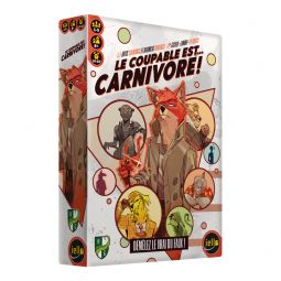 Le coupable est Carnivore  Ikaipaka jeux & jouets Royan