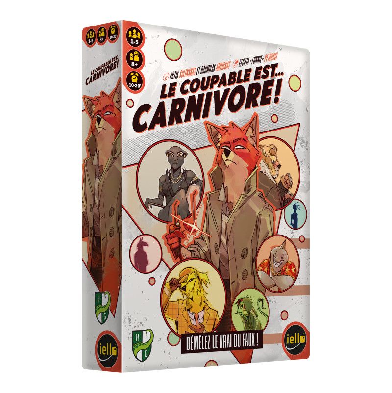 Le coupable est Carnivore  Ikaipaka jeux & jouets Royan