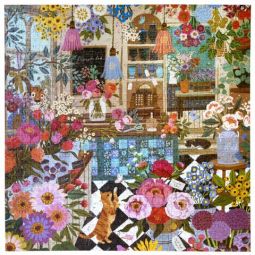 Puzzle 1000p English Flower Shop Eeboo Eeboo Ikaipaka jeux &
