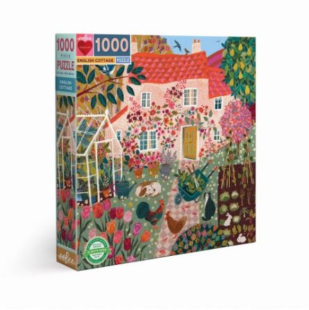 Puzzle 1000p English Cottage Eeboo Eeboo Ikaipaka jeux & jouets