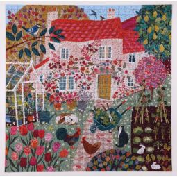 Puzzle 1000p English Cottage Eeboo Eeboo Ikaipaka jeux & jouets
