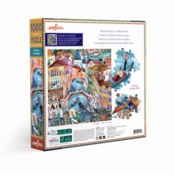 Puzzle 1000p Artists in Venice Eeboo Ikaipaka jeux & jouets