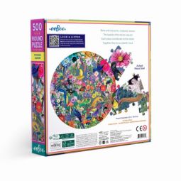 Puzzle 500p Paradise Garden Eeboo Eeboo Ikaipaka jeux & jouets