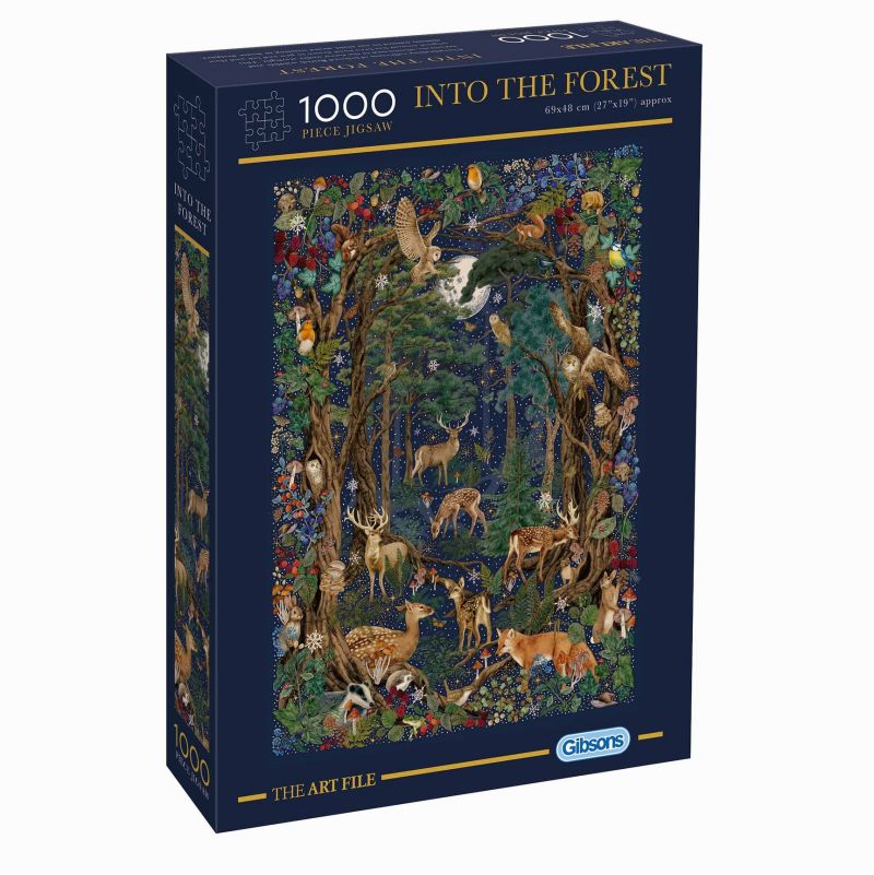Puzzle 1000p Into the Forest Gibson The art file GIBSON