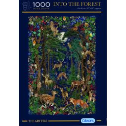 Puzzle 1000p Into the Forest Gibson The art file GIBSON