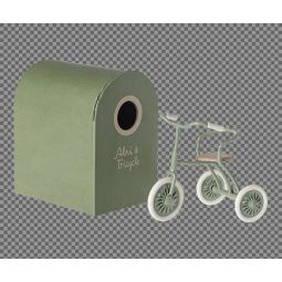 Maileg Abri & Tricycle souris Vert Maileg Ikaipaka jeux &