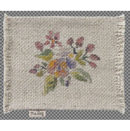 Maileg Petit tapis à fleurs Maileg Ikaipaka jeux & jouets Royan