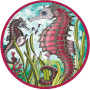 Puzzle 33p Mini Hippocampe Curiosi Curiosi Ikaipaka jeux &