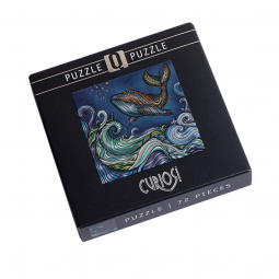 Puzzle Q 72p Baleine Curiosi Curiosi Ikaipaka jeux & jouets