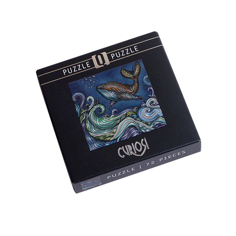 Puzzle Q 72p Baleine Curiosi Curiosi Ikaipaka jeux & jouets