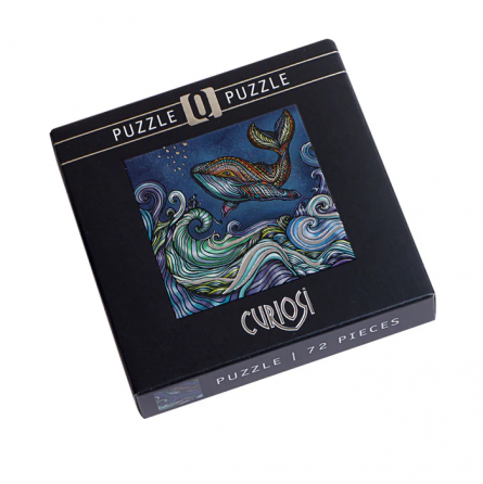 Puzzle Q 72p Baleine Curiosi Curiosi Ikaipaka jeux & jouets