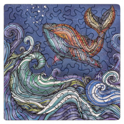 Puzzle Q 72p Baleine Curiosi Curiosi Ikaipaka jeux & jouets