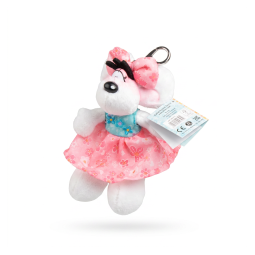 Diddl Porte-clefs Peluche Diddlina robe été 15 cm Diddl