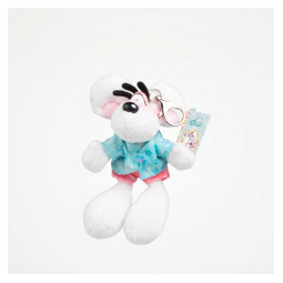 Diddl Porte-clefs Peluche Diddl tenue été 15 cm Diddl Ikaipaka