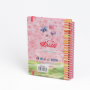 Diddl Cahier à spirale A5 élastiques à paillettes Diddl