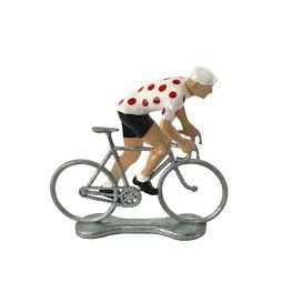 Cycliste Grimpeur Maillot à Pois Bernard et Eddy Bernard et