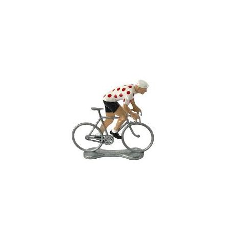 Cycliste Grimpeur Maillot à Pois Bernard et Eddy Bernard et