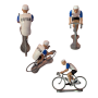 Cycliste Royan Bernard et Eddy Bernard et Eddy Ikaipaka jeux &