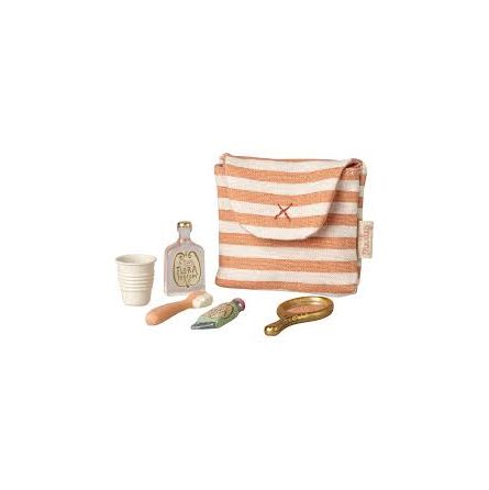 Maileg Trousse de toilette Souris rayé rouge Maileg Ikaipaka