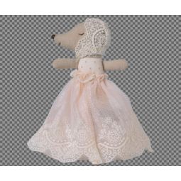 Maileg Bébé souris en robe rose Maileg Ikaipaka jeux & jouets