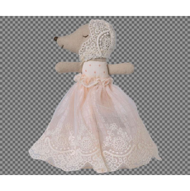Maileg Bébé souris en robe rose Maileg Ikaipaka jeux & jouets