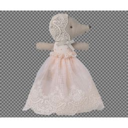 Maileg Bébé souris en robe rose Maileg Ikaipaka jeux & jouets