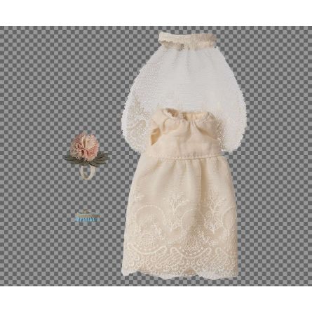 Maileg Robe de mariée souris Maileg Ikaipaka jeux & jouets Royan