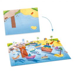 Stickers à relever Véhicules Djeco Ikaipaka jeux & jouets Royan