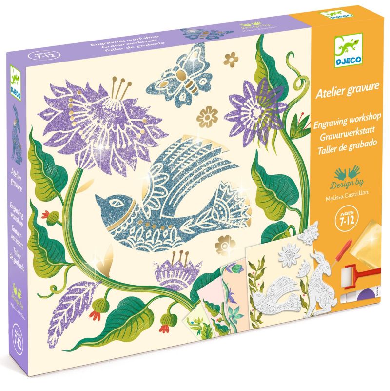 Atelier Gravure Passiflore Djeco Ikaipaka jeux & jouets Royan