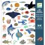 Stickers métallisés Océan Djeco Ikaipaka jeux & jouets Royan