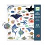 Stickers métallisés Océan Djeco Ikaipaka jeux & jouets Royan