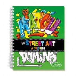 Carnet de coloriage street art Sentosphere Ikaipaka jeux &