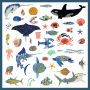 Stickers métallisés Océan Djeco Ikaipaka jeux & jouets Royan
