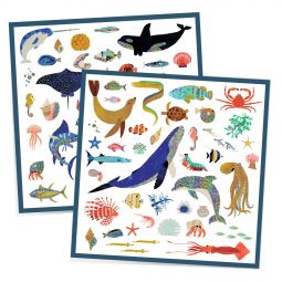 Stickers métallisés Océan Djeco Ikaipaka jeux & jouets Royan