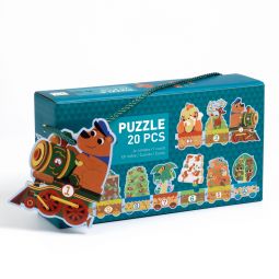 Puzzle 20p Frise Je compte Djeco Ikaipaka jeux & jouets Royan