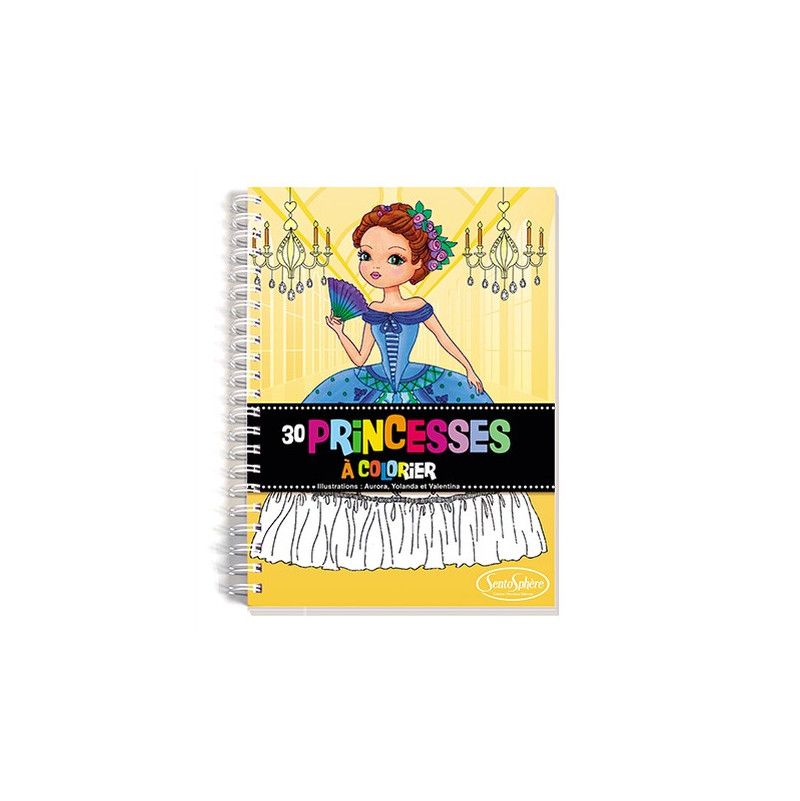 Carnet de coloriage princesses - IkaIpaka Royan