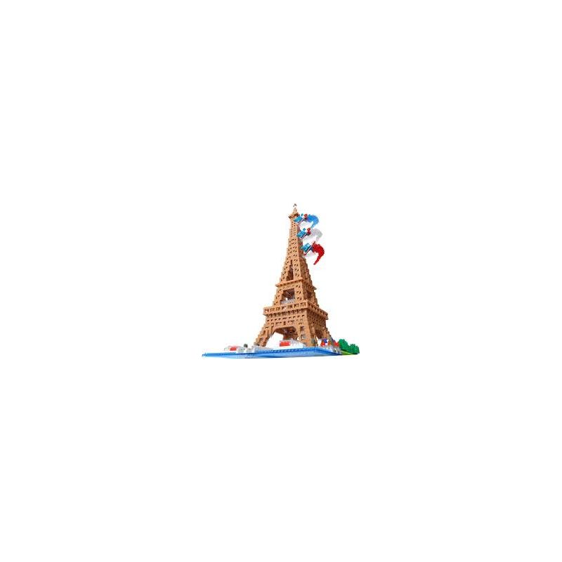 Nanoblock Paris Tour Eiffel 14 Juillet nanoblock Ikaipaka jeux