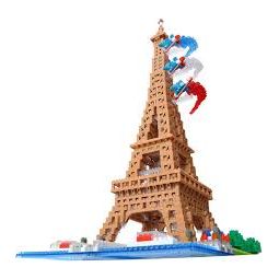 Nanoblock Paris Tour Eiffel 14 Juillet nanoblock Ikaipaka jeux