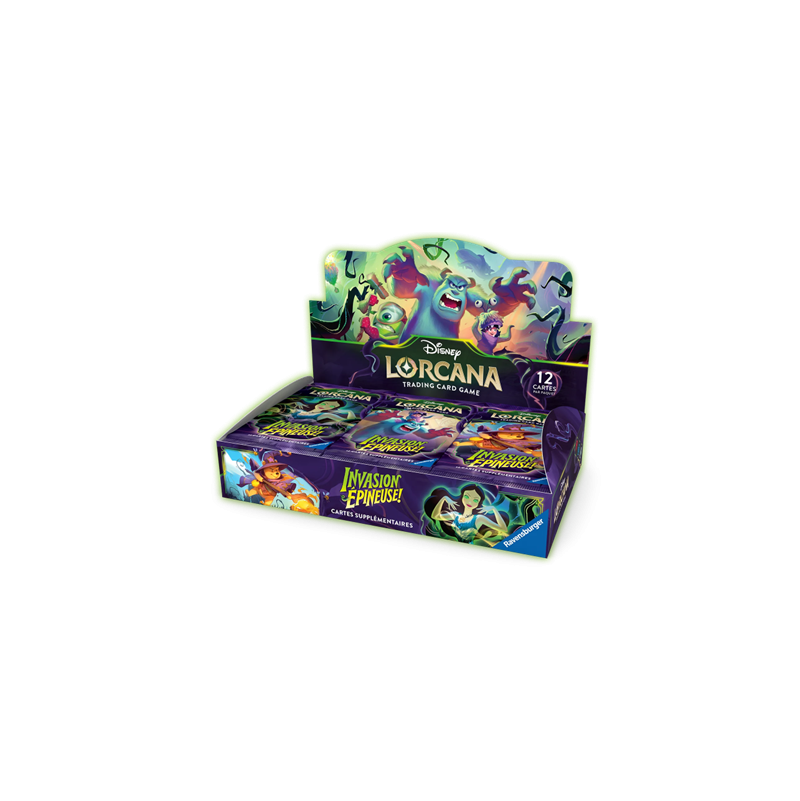 Disney Lorcana Set 13 display de 24 booster Invasion Epineuse