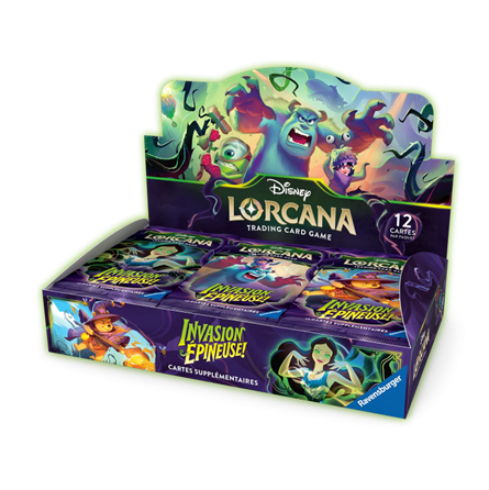 Disney Lorcana Set 13 display de 24 booster Invasion Epineuse